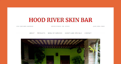 Desktop Screenshot of hoodriverskinbar.com